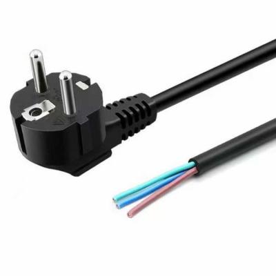 China Cable de alimentación estándar de Europa de 3 pies/6 pies/12 pies longitud SPT-2 18AWG x 2C conexión de la UE a la IEC C19 en venta