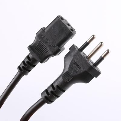 China 3 Pin Switzerland Swiss Plug Power Cord with Safety Mark and Copper Conductor H05VV-F for sale