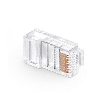 China Gold-plated Ethernet FTP UTP RJ45 Plug 8 Pin Shielded Connector Networking Revolution for sale