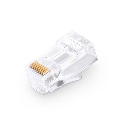 China Gold-plated Ethernet FTP UTP RJ45 Direct Crystal Connector for Computer Room Female Gender for sale