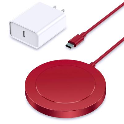 China Fast Charging Cable Included Mag-Safe iPhone Magnetic Charging Pad for Wireless Charging for sale