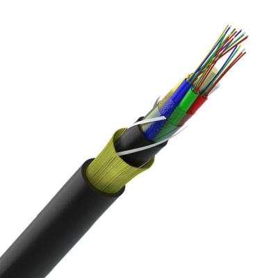 China Telecommunication Networks ExactCables 96 Core Fiber Optic Patch Cord Aerial ADSS Cable for sale