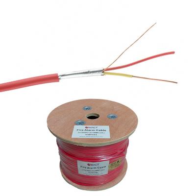 China 2.5mm 2core Copper Shielded Fire Alarm Cable with Al/Foil Shield and Copper Shielding for sale