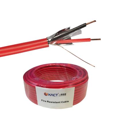 China 2 Core 1.5mm Fire Resistant Wire Fire Rated Twisted Pair Cable for Tough Conditions for sale