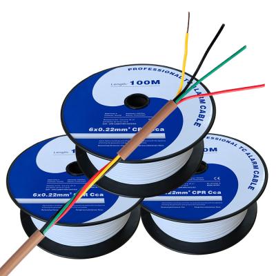 China Durable PVC Insulated CCA/TC/BC/TCCA Stranded Composite Alarm Cable for Alarm Systems for sale