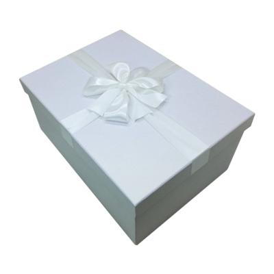 China Recyclable Custom Design Lid And Base Boxes Plain Style Dressing Paper Gift Packaging 2 Pieces Box for sale