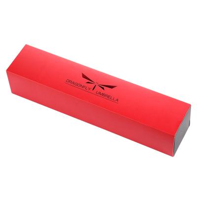 China Recyclable Low Price Popular Free Design Matte Lamination Drawer 2 Pieces Gift Box Paper Wrapping For Umbrella for sale