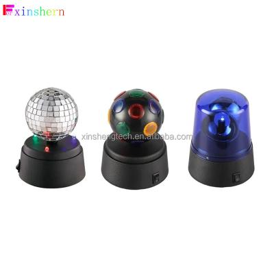 China Carryover Led Disco Light 2023 Newest Battery Operated 3pcs LED Mini Disco Set Set for sale