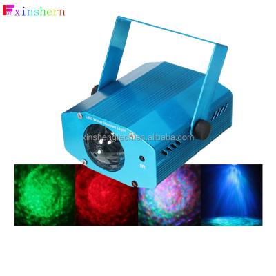 China Carryover Led Disco Light RGBW LED Stage Party Light Sound Activated Remote Control Water Wave Lights for sale