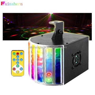 China Led Butterfly RGB LED Laser Light and RG Laser Stage Light Voice Activated Projector Party Butterfly Disco Home Lamp for sale