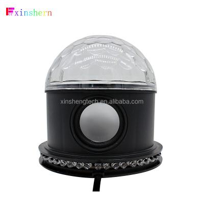 China Bluetooth Speaker Led Disco Ball Light Rotating Bluetooth Speaker 16 Colors Strobe Sound Activated Outdoor For Christmas DJ Disco Ball Stage Lights And Kids Night room for sale