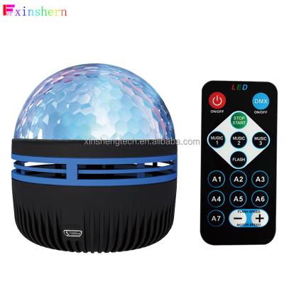 China Wholesale 8 Eyes Water Wave Sound Activated Party Lights With Remote Control DJ Lighting Disco Ball Strobe Lamp for sale