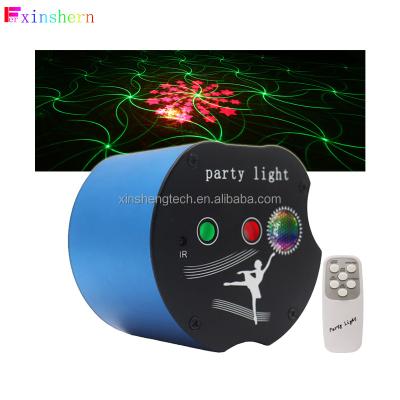 China LED and Laser Light Party Lights DJ Disco Lights with Remote Control for Dance Party Bar Christmas Sound Activated Laser Projector for sale