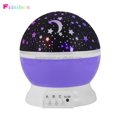 China Kids Night Light Nebula Star Projector 360 Degree Rotation RGBW Color Changing With USB Cable Star Gifts For Kids Night Light for sale