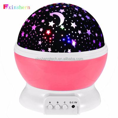 China Kids Night Light 360 Degree Rotation Nebula Star Projector RGBW Color Changing With USB Cable Star Gifts For Kids Night Light for sale