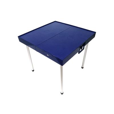 China Modern Handmade Plastic Mahjong Coffee Table Dining Table Travel Picnic Folding BBQ Table Size (Open): 80cm * 80cm * 76cm (Narrow) Size: 80cm * 16cm*40.7cm for sale