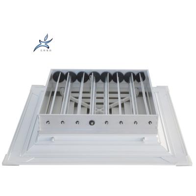 China Factory Hot Sales Aluminum Air Diffuser HVAC Square With New Type High Technical Damper for sale