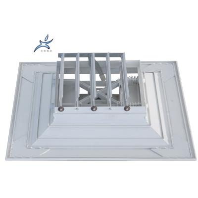 China Central Air Conditionning Adjustable Air Louver Vents With Damper US Style With Great Price for sale