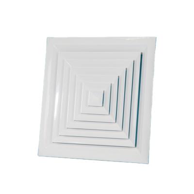 China HVAC Air Vent Ceiling Diffuser Modern Aluminum Square Air Conditioner Diffuser for sale