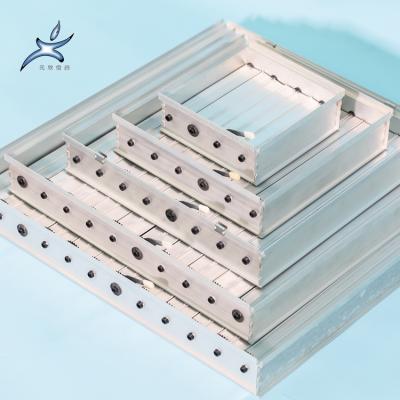 China Supply Traditional Return Grill Air Vent Damper Aluminum Oppose Square Blade Damper Ceiling Register Air Diffuser Damper For Air Duct for sale