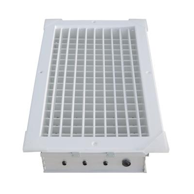 China Durable Air Conditioning Ceiling Vent Double Deflection Aluminum Air Grille for sale