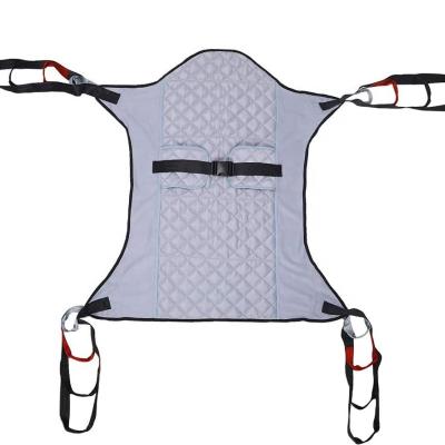 China Oxford Cloth Lift Sling Patient Transfer Belt with Four Point Support, Mesh Full Body Sling for Bariatric, Elderly and Disabled for sale