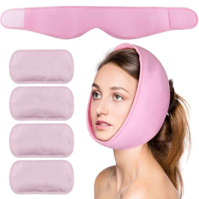 China Non-Toxic Gel Therapy Wrap Ice Pack Adjustable Warm Cold Face For TMJ TMD Pain, Wisdom Teeth, Oral Facial Surgery for sale