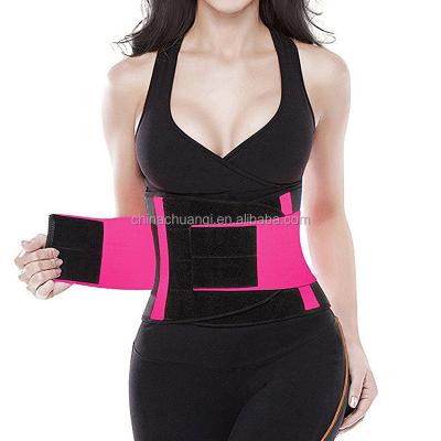 China Antibacterial Women Waist Trainer Belt Body Shaper Trimmer For Weight Loss Workout Fitness for sale