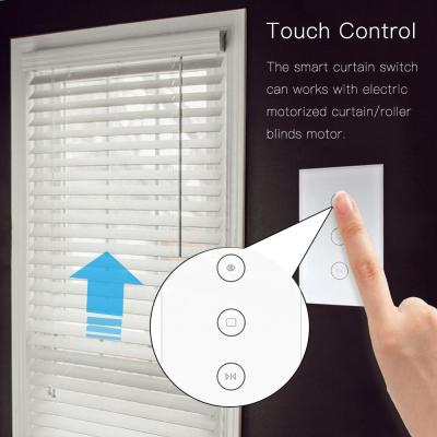 China EU/USA Smart Fan WiFi Switch Dimmer APP Wall Switch Remote Control Curtain, Tuya Smart Life APP, Touch Screen for sale