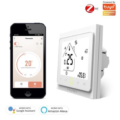 China Modern Zigbee Smart Thermostat Floor Heating Digital Programmable Thermostat for Home 16 Amp Digital OEM for sale