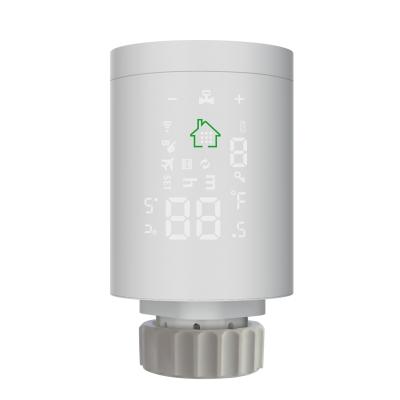 China Modern Smart Thermostat Trigger Thermostat ZigBee Radiator Valve Controller Remote Control Thermostatic APP Alexa Google Home for sale