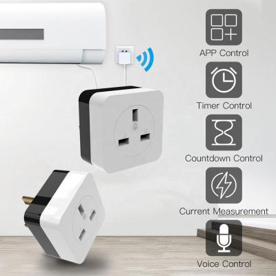 China Wifi WIFI smart socket for air conditioning, EU/UK/US standard 16A 4000W remote temperature control for sale