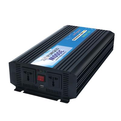 China China Solar Power Inverter Pure Sine 3000w / 6000w DC To AC Converter 52*28.7*17.5cm for sale