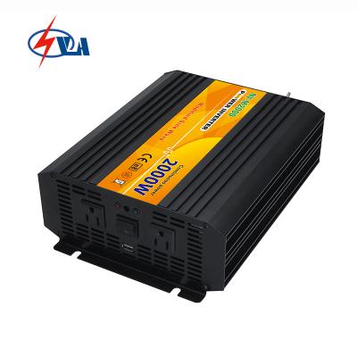 China Aluminum Alloy 2000W Off Grid DC To AC Modified Sine Wave Power Inverter for sale