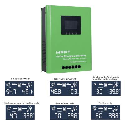 China High Efficiency MPPT Solar Panel Charger Regulator Regulator PV Battery Energy Storage System Fast Charging Solar Charger Controller Kit for sale