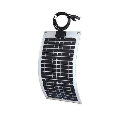 China Hot sale high quality mono crystalline silicon semi flexible 20w solar panel for sale