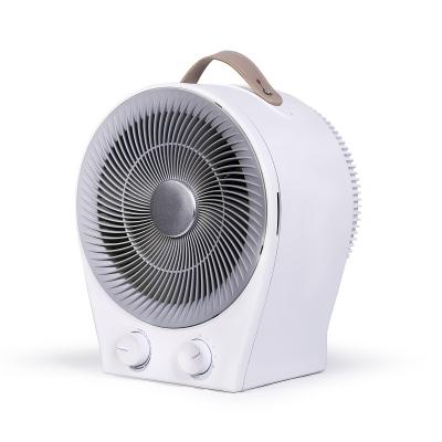 China 2021 Outdoor New Design 2 in 1 Room Space Swing Electric Fan Heater Portable Personal Practical LED Display for sale