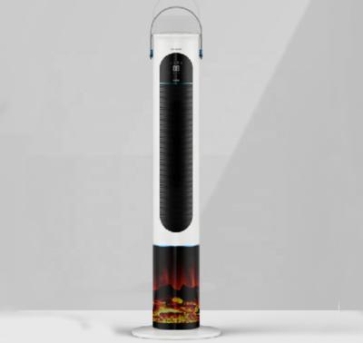 China Hotel Office Home 2000W Digital Portable LED Display Tower PTC Heater With Remote Control for sale