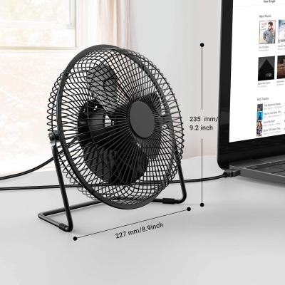 China 2020 Inch Portable USB Mini Desk Electrical Fan Summer 8 360 Degree Plug Charger Laptop USB Fans for sale