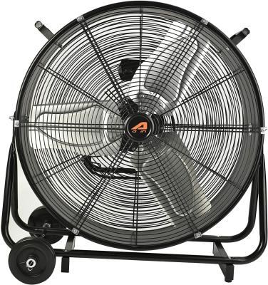 China High Velocity Floor Fan Standing Electric Fan, Portable Industrial Pedestal Fan High Velocity Drum Fan/Quiet Cooling Gym Swing Floor Fan/Portable Large for sale