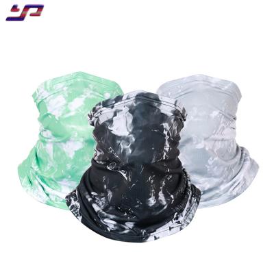 China Multifunctional Anti Sports Logo Half Face Cover Neck Cuff Print Bandana UV Custom Head Scarf Headband for sale