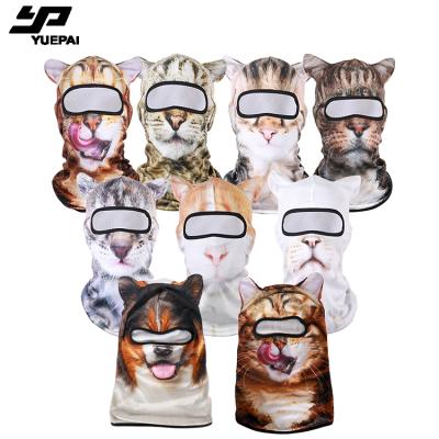 China Breathable UV Custom Design Headwear Protective Logo Scarf Magic Dog Designed Full Face 3D Print Bandanas Animal Balaclava for sale