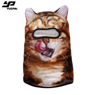 China 3D printing 3D print sun protection logo custom made magic dog headwear UV scarf full animal balaclava breathable for sale