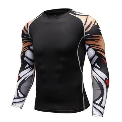 China Muttahida Majlis-e-Amal Long Sleeve Men's Long Sleeve Men's Muttahida Majlis-e-Amal Compression Apparel Custom Bjj Rash Guard Rash Guard Compression Shirts for sale