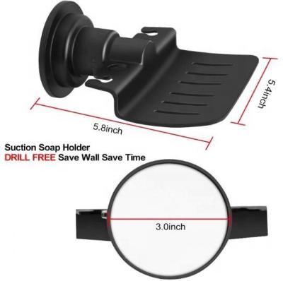 China Modern Suction Cup Soap Holder, Super Powerful Vacuum Suction Cup Soap Holder, Soap Bracket Sponge Holder For Bathroom And Kitchen for sale