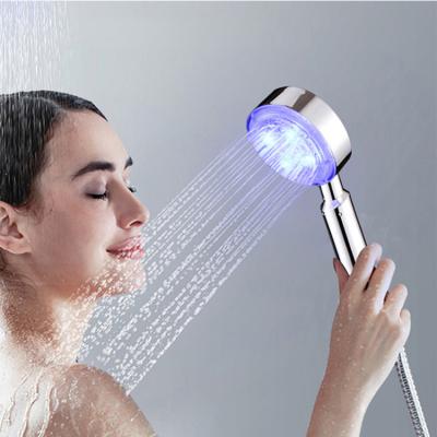 China Free Hand Hot Transparent Shower LED Water-saving Water-saving Dongguan Factory Sale Dongguan Waterfall Waterfall Shower Head With LED for sale