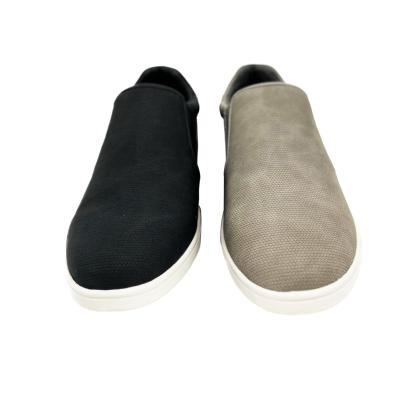 China Fashion Trend Wholesale OEM ODM Rubber Customized Customized Logo Vulcanized Injection Men Slip On Flat Canvas Shoes for sale