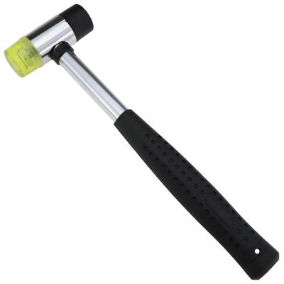 China Nail Hammer Double Face Tap Hammer 25mm Multifunctional Rubber Glazing Window Beads Head Nylon Mallet Double Face Tap Rubber Rubber Hammers for sale