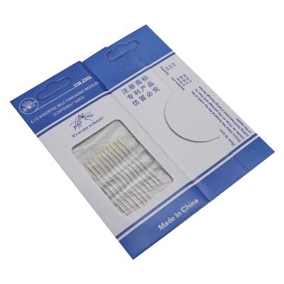 China Hand Sewing 7 Specifications Of High Quality Hand Made Needle Free Sewing Carbon Steel Household Needle Available For Blind People for sale