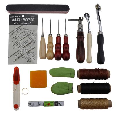 China Eco-friendly L30 DIY Leather Craft Tool Kit Handmade Sewing Tool for sale